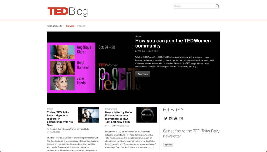 TED Blog