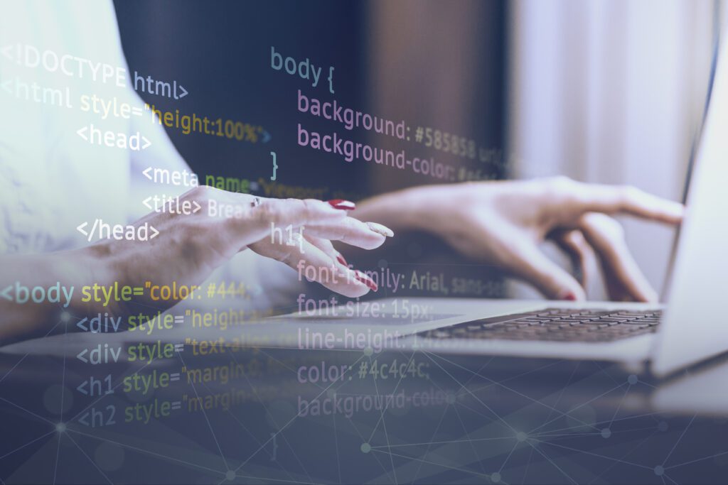3個方法將自訂CSS新增到WordPress網站 1 html css collage concept with person
