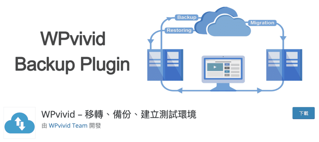 WordPress網站備份-WPvivid-Backup